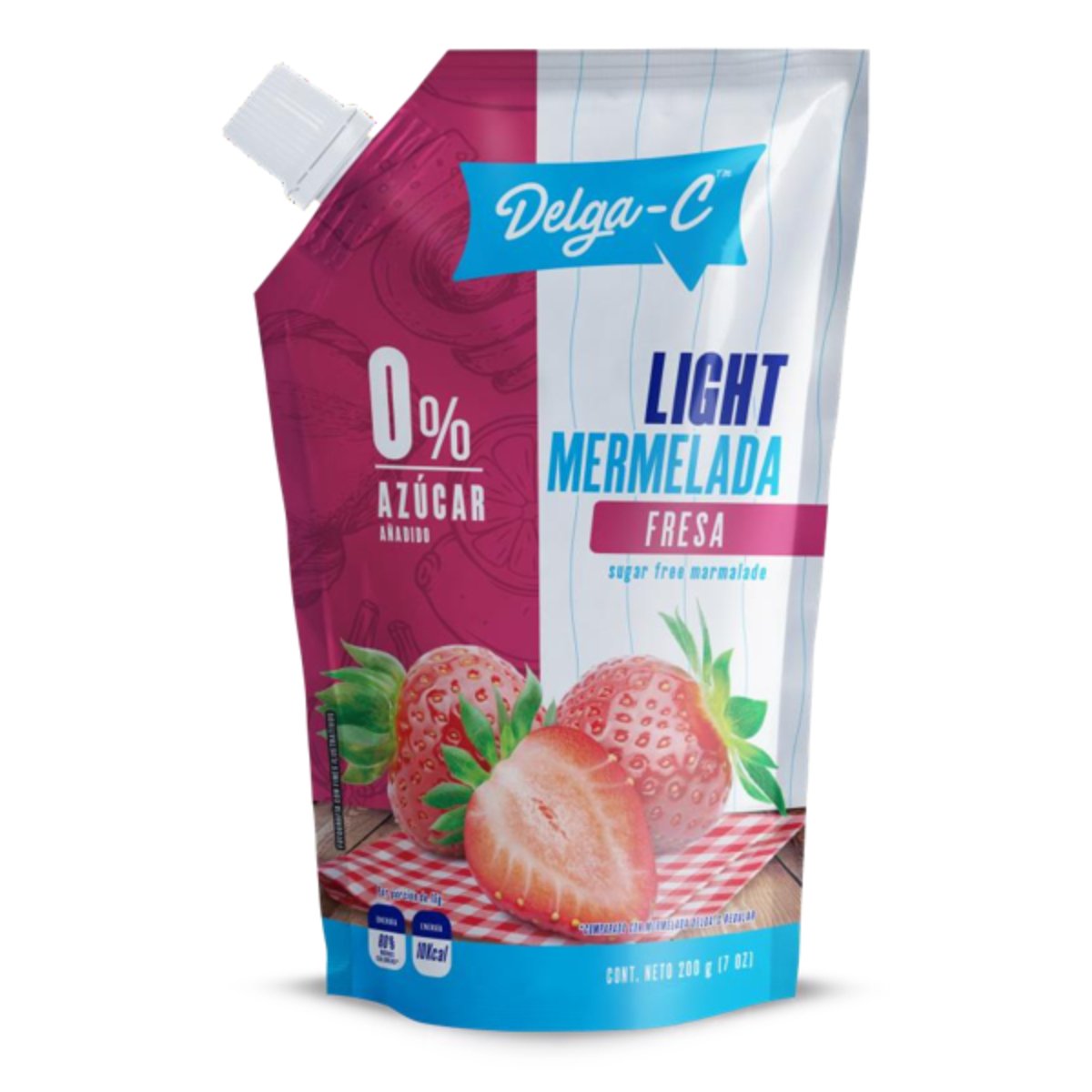 DOYPACK MERMELADA FRESA 200 ML