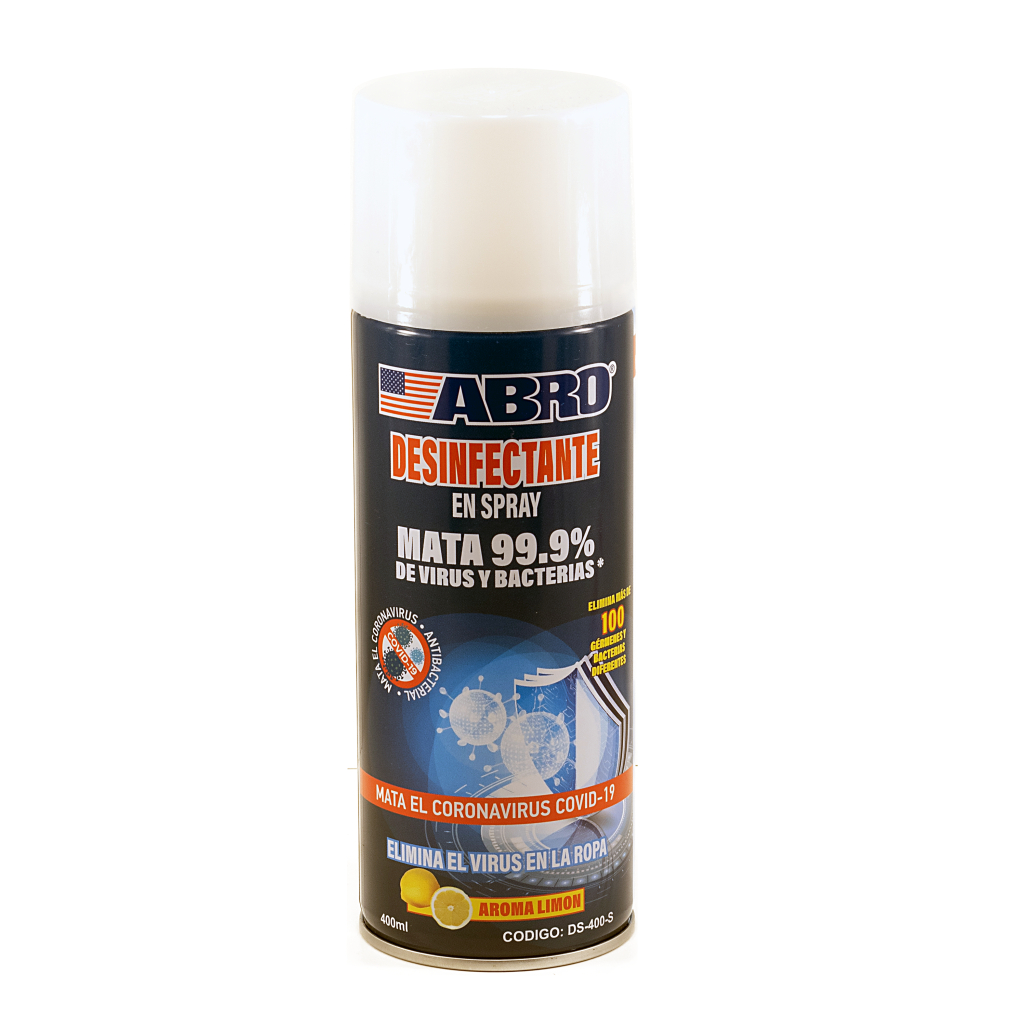 ABRO DESINFECTANTE LIMON SPRAY 400ML
